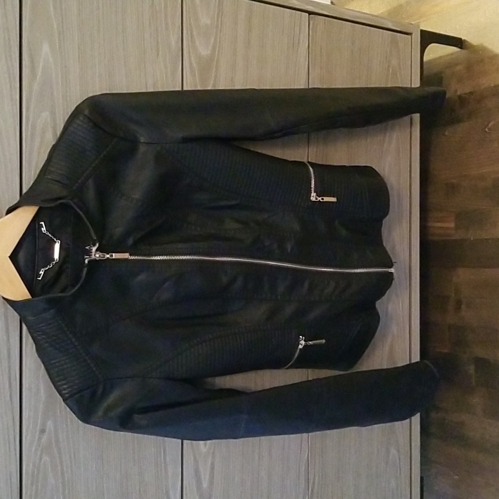 Faux leather jacket - Picture 2 of 4